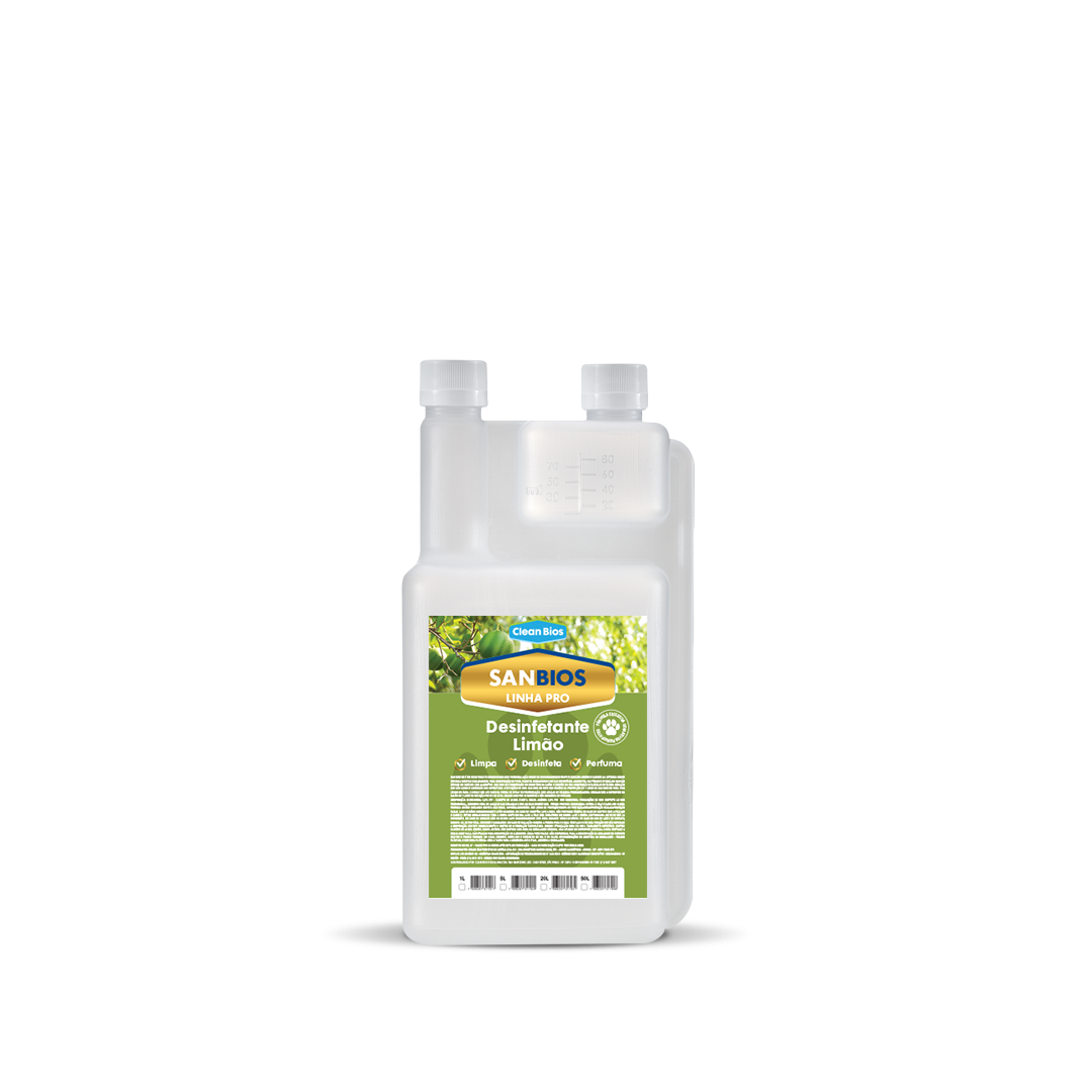Desinfetante San Bios QB Limão Clean Bios 1L